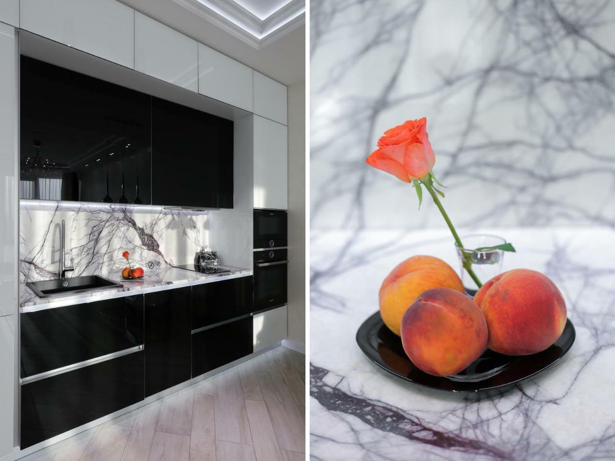Black&White Apartment In Smart Plaza Kiev Esterno foto